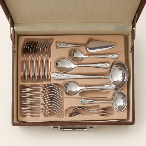[78] Carl Weill 78-piece flatware collection full set